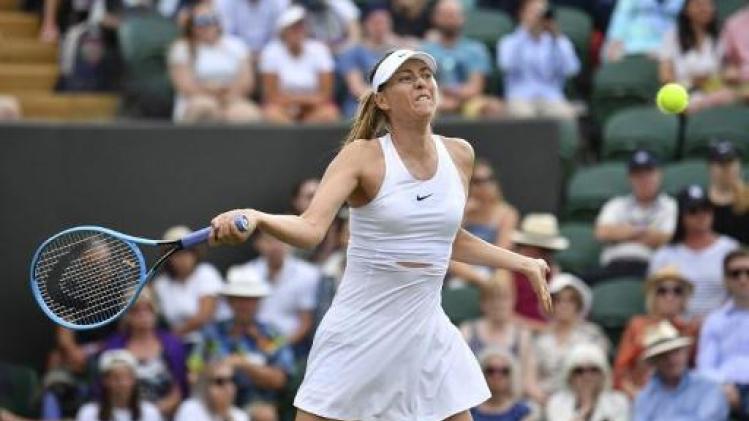 Sharapova haalt tweede ronde van Wimbledon niet