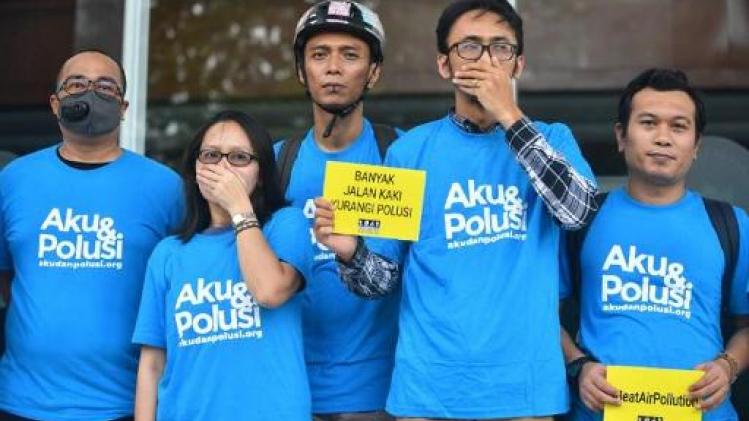 Inwoners van Jakarta zijn vervuiling beu en vervolgen regering