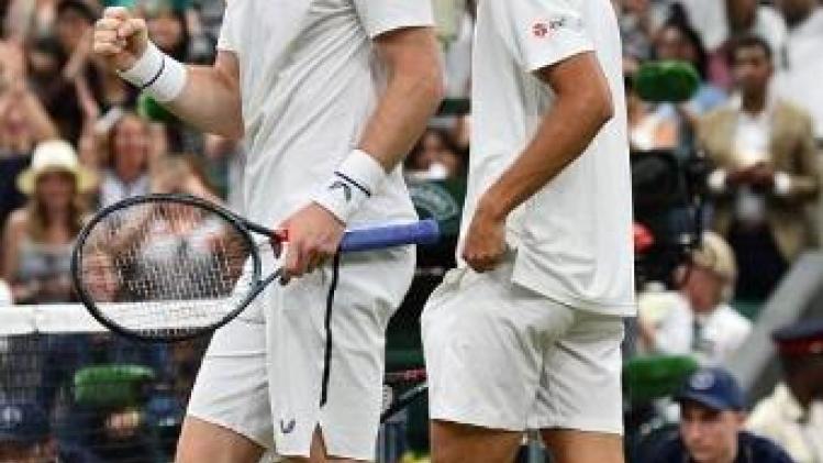 Wimbledon - Any Murray wint dubbelmatch bij rentree op Wimbledon