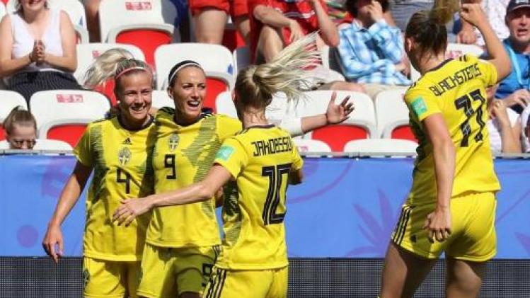 WK vrouwenvoetbal - Zweden verovert na winst in troostfinale tegen Engeland het brons