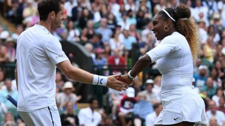 Wimbledon - Andy Murray en Serena Williams dubbelen verder