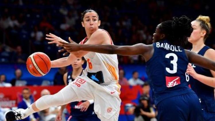 EK basket (v) - Spanje snoept Frankrijk weer het goud af