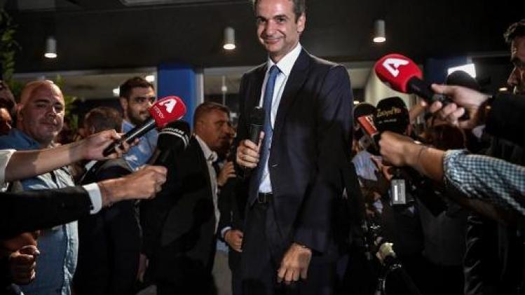 Kyriakos Mitsotakis legt eed af als nieuwe Griekse premier