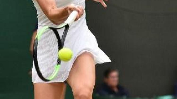 Simona Halep staat voor tweede keer in halve finales op Wimbledon