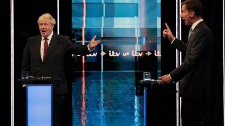 Brexit - Gespannen debat tussen Johnson en Hunt