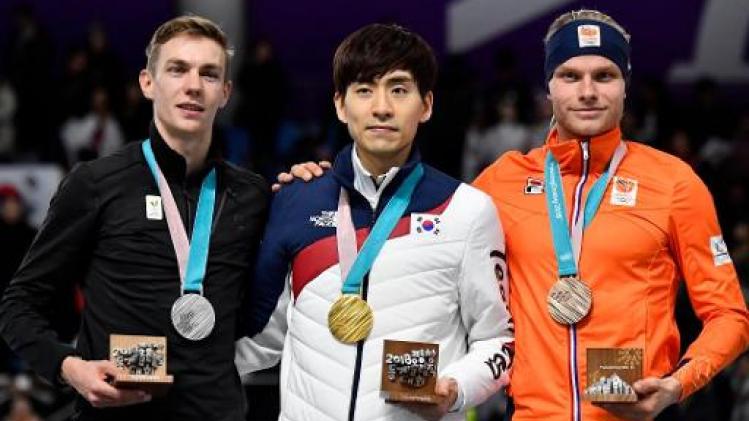 Koreaan die Bart Swings van olympisch goud hield