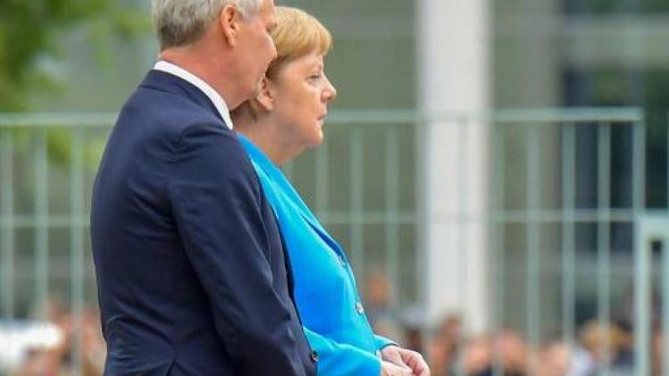 Bondskanselier Merkel trilt opnieuw bij publiek optreden