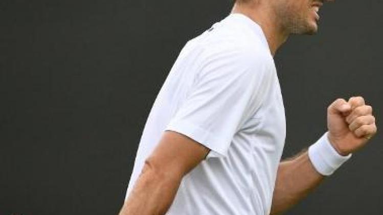 Wimbledon - Pella knokt zich voorbij Raonic naar laatste acht