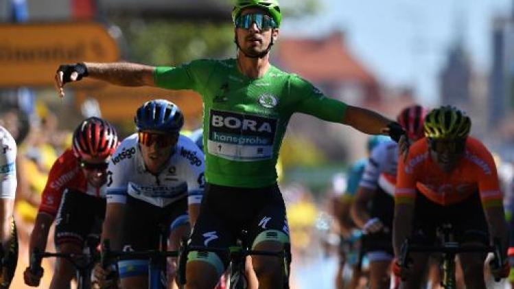 Peter Sagan houdt Wout van Aert van ritzege in Tour de France