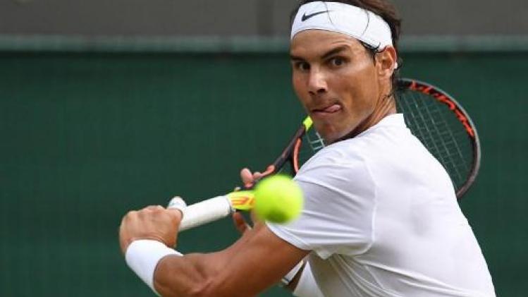 Wimbledon - Rafael Nadal kwalificeert zich als eerste voor de Masters