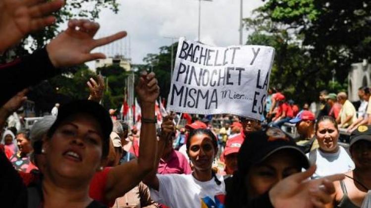 Crisis Venezuela - Duizenden aanhangers van Maduro protesteren tegen rapport van VN-mensenrechtencommissaris