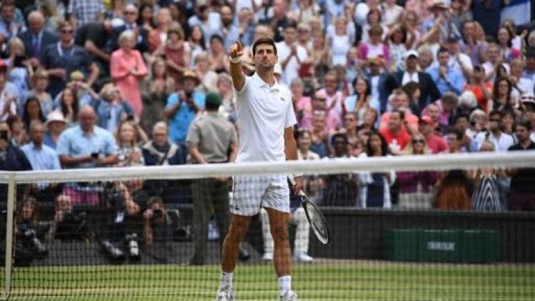 Wimbledon - Djokovic verovert vijfde titel op All England Club na zinderende finale tegen Federer