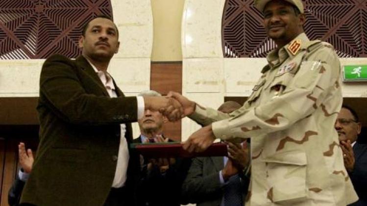 Akkoord getekend tussen militairen en oppositie in Soedan