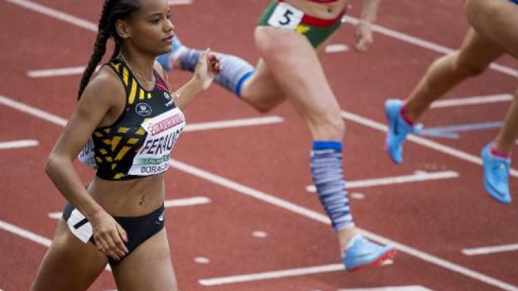 EK atletiek voor junioren - Lucie Ferauge pakt brons op de 200 meter