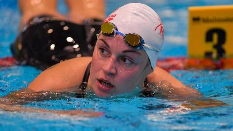 WK zwemmen - Fanny Lecluyse met Belgisch record naar halve finales 100m school