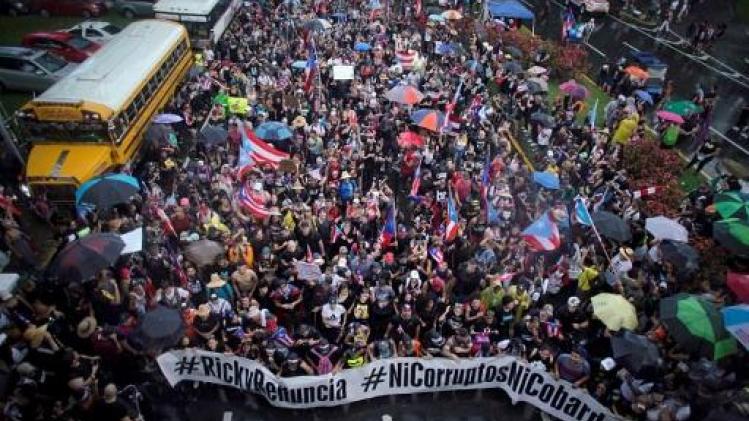 Opnieuw enorme protesten tegen Puerto Ricaanse gouverneur