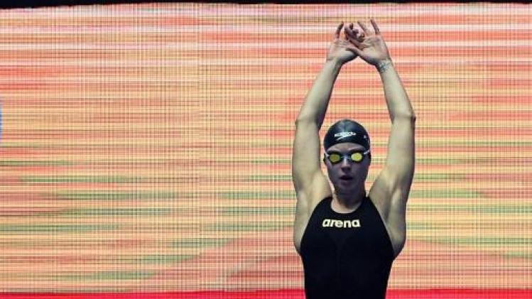 WK zwemmen - Fanny Lecluyse net niet in finale 100 meter school