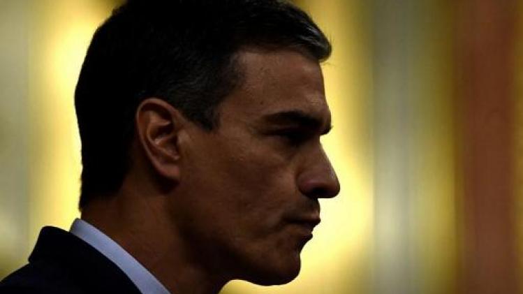 Pedro Sánchez erkent dat hij het vertrouwen niet krijgt in het parlement