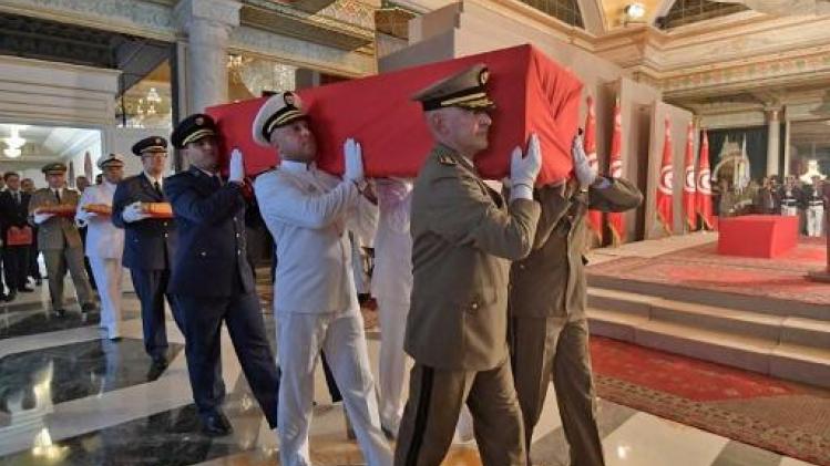 Begrafenis van Tunesische president van start gegaan