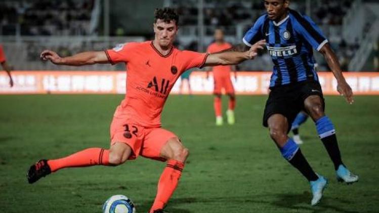 Belgen in het buitenland - Meunier verliest met PSG oefenduel van Inter