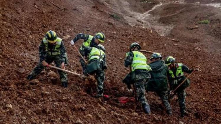 Aantal doden na grondverschuiving in China opgelopen tot 36