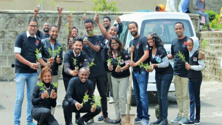 Ethiopiërs breken record van grootste aantal geplante bomen op een dag