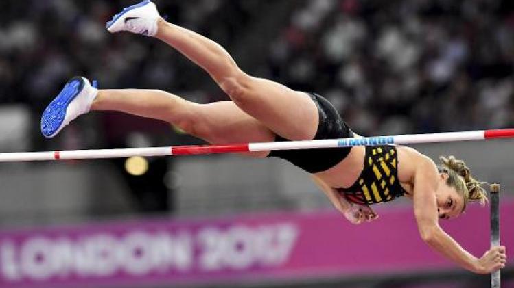 Fanny Smets evenaart eigen Belgisch record polsstokspringen
