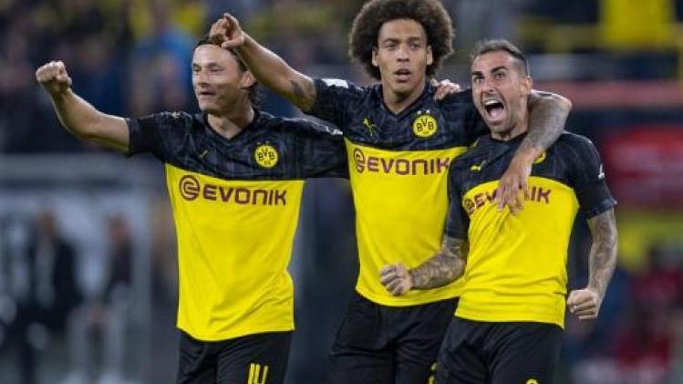 Axel Witsel mag met Dortmund Duitse Supercup de lucht insteken na zege tegen Bayern