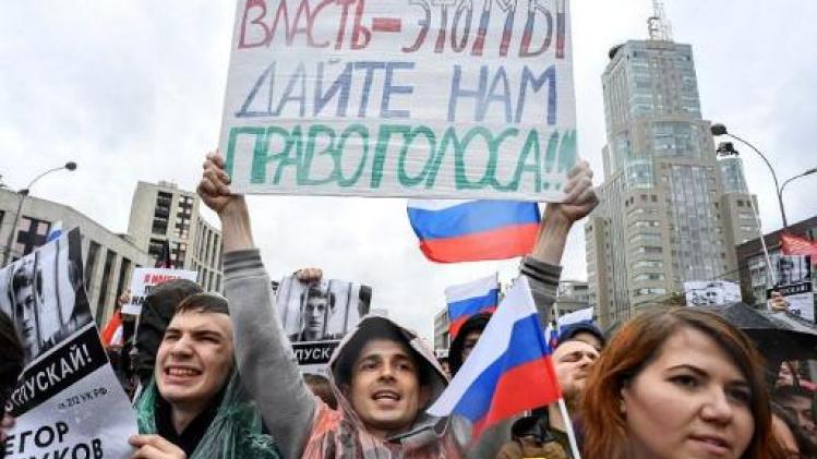 Tienduizenden betogen opnieuw in Moskou