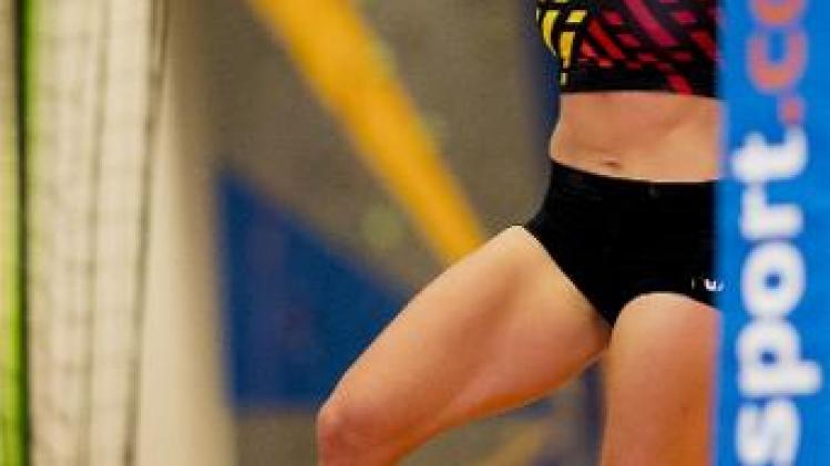 Fanny Smets verbetert Belgisch indoorrecord polsstokspringen