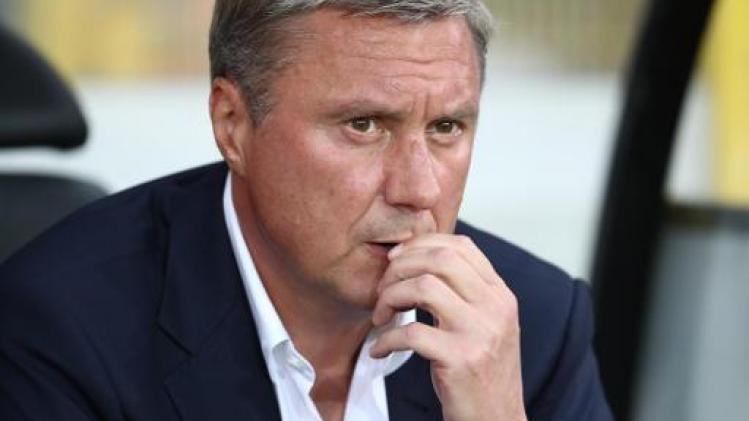 Nederlaag tegen Club Brugge kost Dinamo Kiev-coach Aleksandr Khatskevich de kop