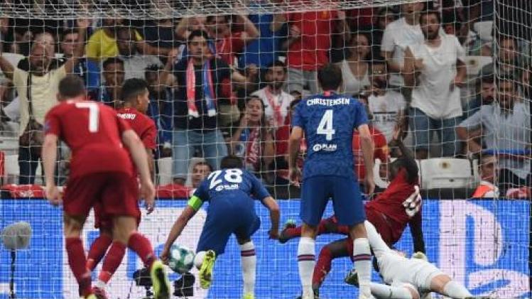 Europese Supercup - Verlengingen in duel tussen Liverpool en Chelsea: 1-1 na negentig minuten