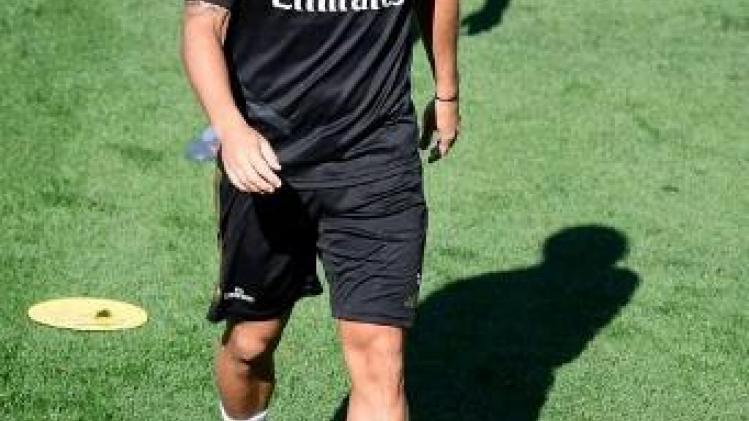 Eerste competitiematch van Eden Hazard bij Real Madrid op groot scherm aan Atomium