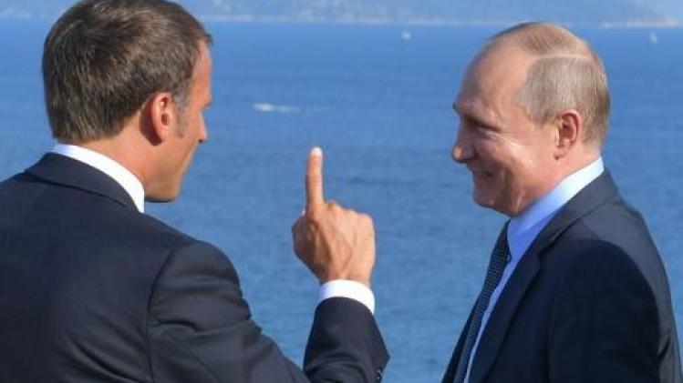 Kremlin verdraait woorden Macron over protesten gele hesjes in Frankrijk