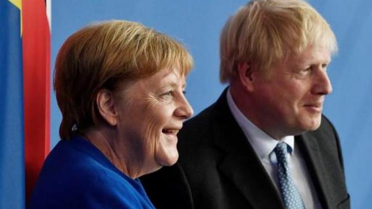 Merkel verduidelijkt: "Johnson geen deadline van 30 dagen gegeven"