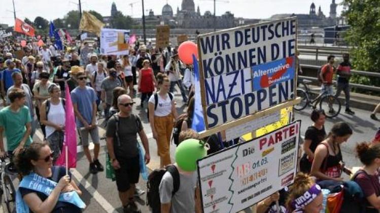 35.000 mensen betogen in Dresden tegen racisme
