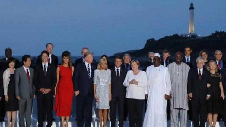 G7-top Biarritz - Top wordt afgesloten met gesprekken over klimaat en digitale economie