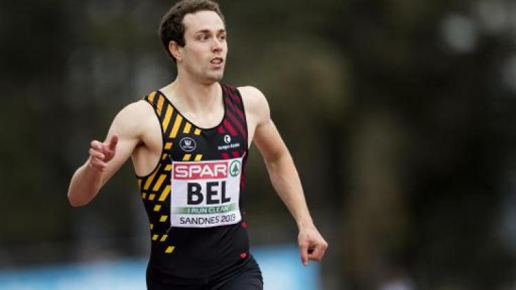 BK atletiek - Robin Vanderbemden is snel op 200 meter