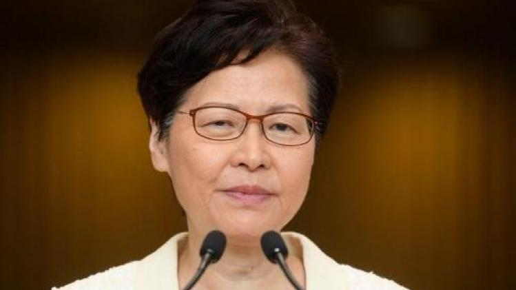 Regeringsleider Carrie Lam ontkent dat ze wil opstappen