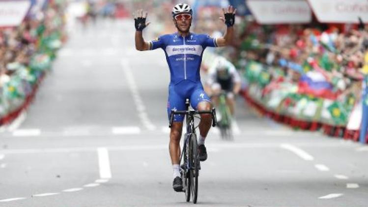 Philippe Gilbert wint twaalfde etappe van de Vuelta in Bilbao