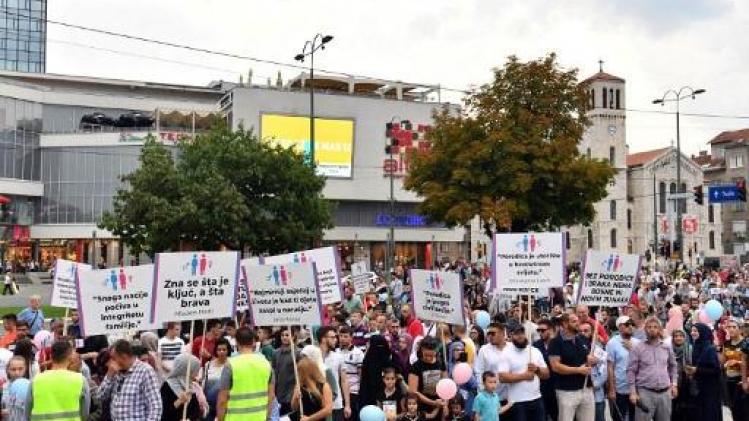 Eerste Pride parade ooit in Bosnië