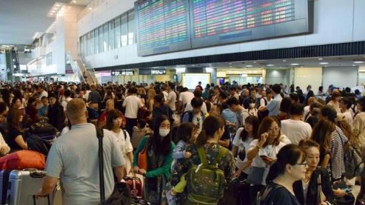 Tyfoon Faxai gijzelt circa 17.000 passagiers op Narita-luchthaven in Tokio