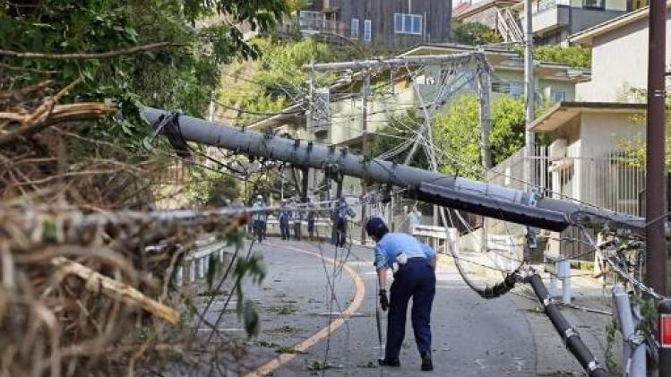 Nog altijd 430.0000 mensen zonder stroom in Japan door tyfoon Faxai