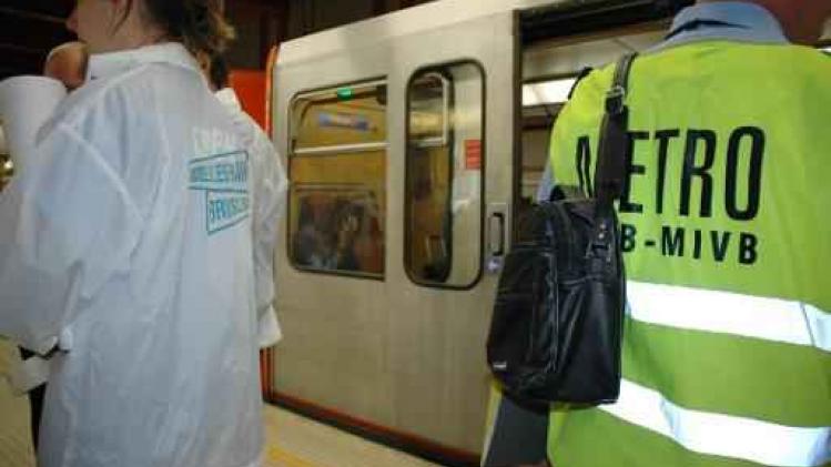 Metroverkeer in Brussel onderbroken tussen IJzer en Elisabeth