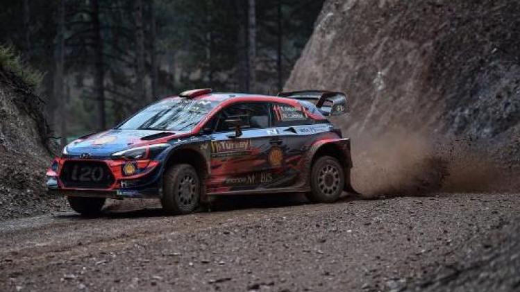 Rally van Turkije - Neuville: "Regen kwam een handje toesteken"