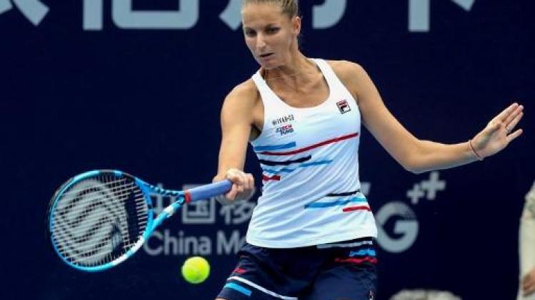 Karolina Pliskova triomfeert in Zhengzhou na zege tegen Kroatische Martic