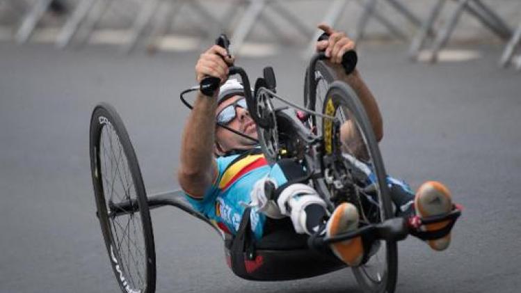 WK paracycling - Jean-François Deberg sprint naar zilver