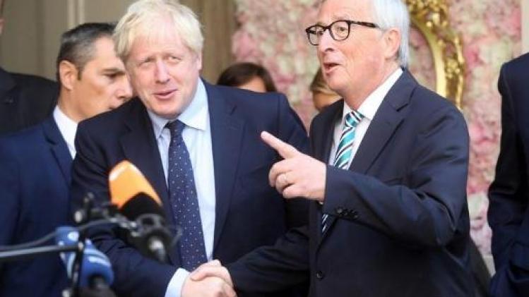Eerste ontmoeting tussen Juncker en Johnson levert geen witte rook op