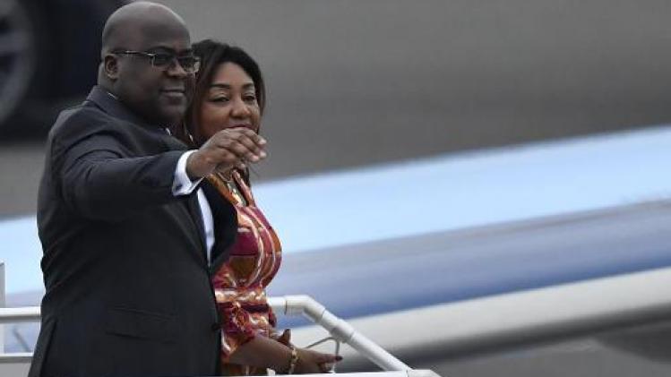 Congolese president Tshisekedi aangekomen in België