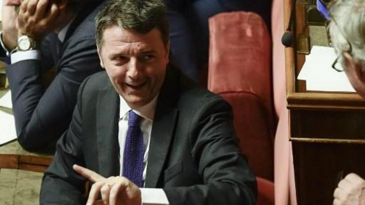 Italiaanse ex-premier Renzi vormt nieuwe partij